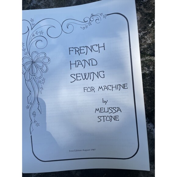 FRENCH HAND SEWING FOR MACHINE By Melissa Stone *Excellent Condition* - Picture 4 of 16